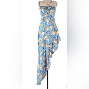 Nookie Blue Floral Maxi Dress